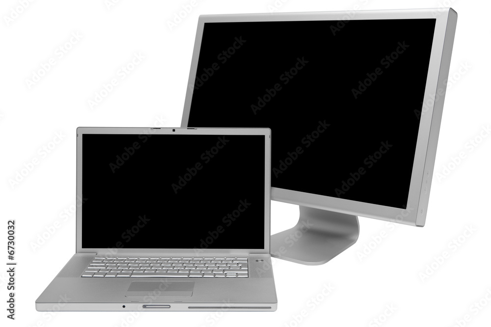 laptop and display