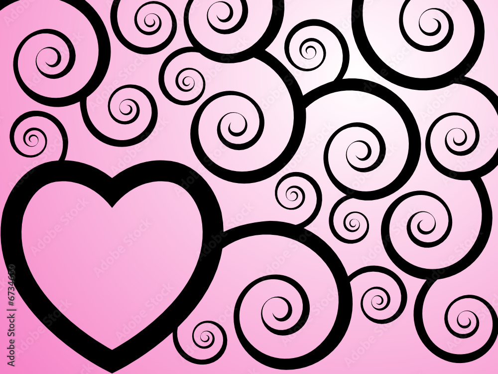 Pink Heart decoration