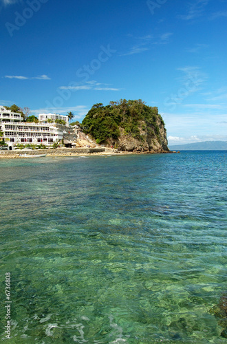 Hotel and Headland, Small La Laguna, Puerto Galera photo