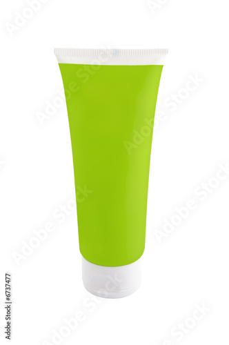 Green tube   file contains clipping path 