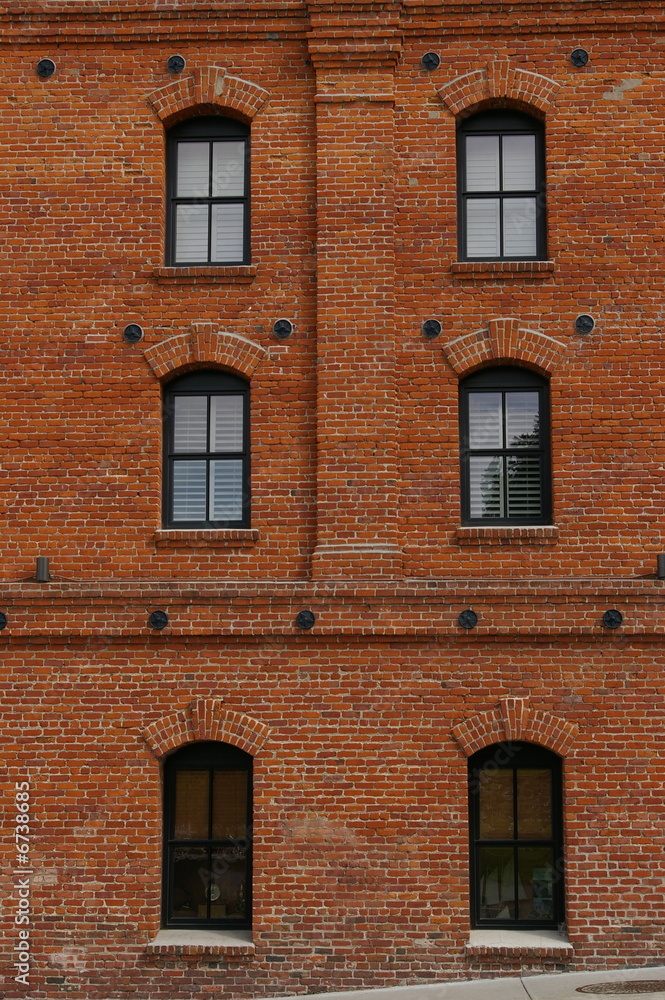 Brick construction