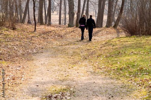 Couple in the park