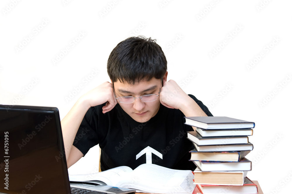 student is lost in meditation student is lost in meditation