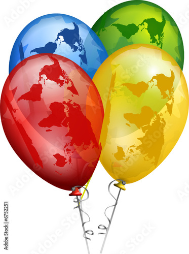 balões mundo