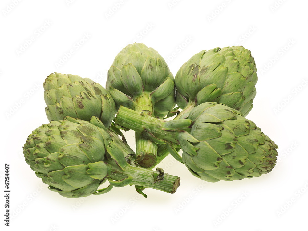 Fototapeta premium artischocken feinsten gemüse mit distelknospen