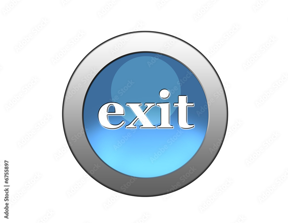 blue button exit blue button exit