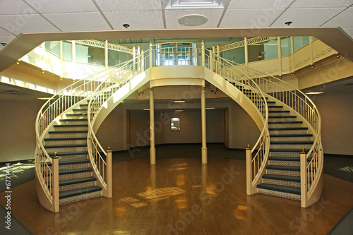 Interior with Fancy Staircase