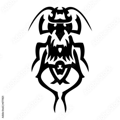 bug vector tattoo