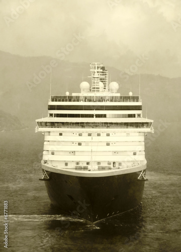 Obraz na płótnie Vintage ocean liner