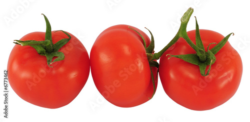 Three tomatoes