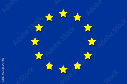 Europa Flagge Wappen Fahne