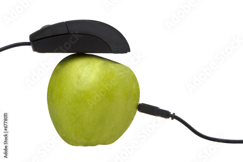 Ballanced apple computing photo