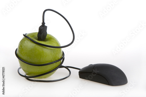 Computerized apple photo