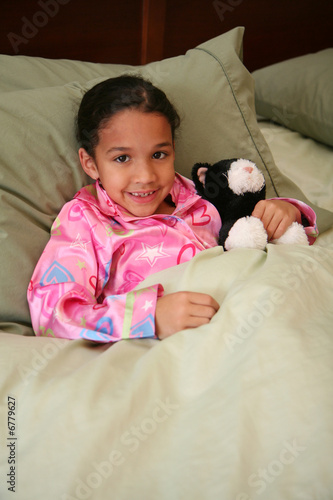 Girl Ready For Bed