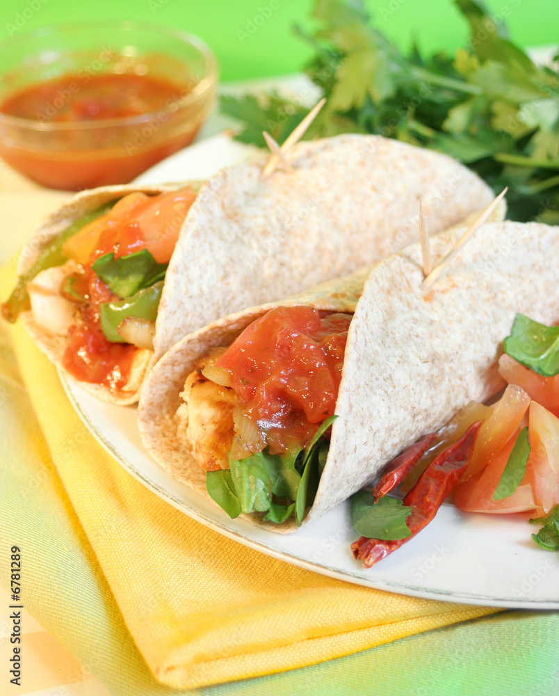 chicken wraps