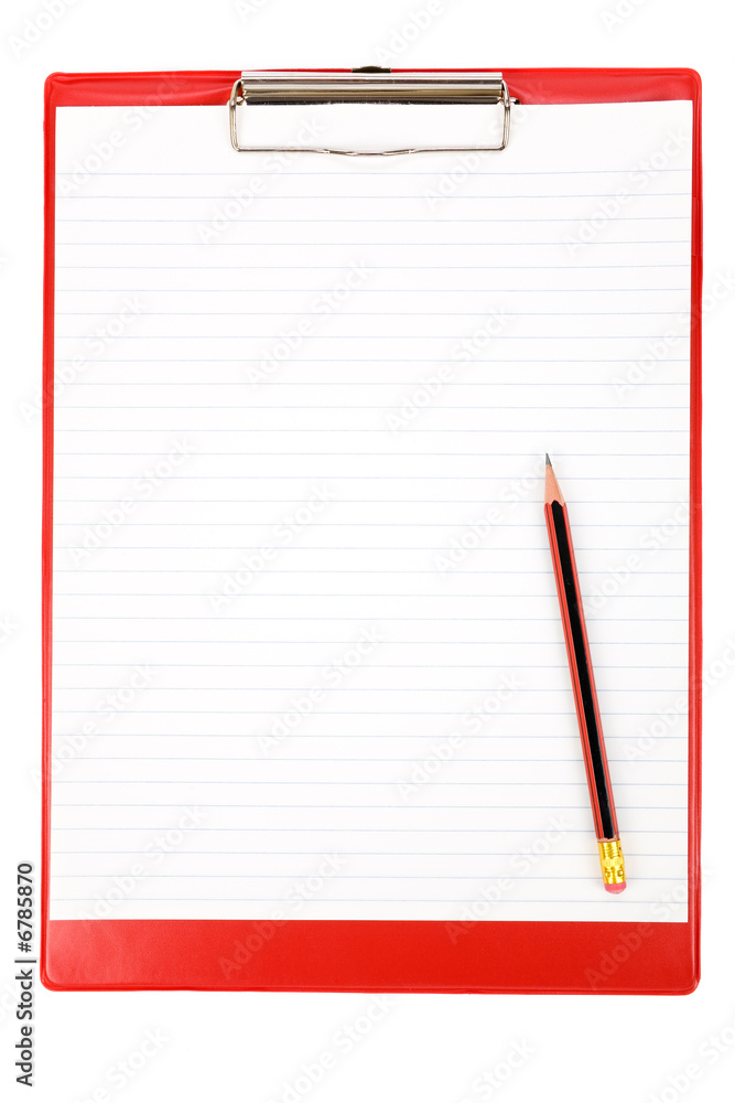 Red Clipboard Red Clipboard