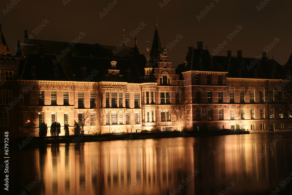 Dutch Parliament at Night