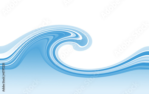 vague bleue photo