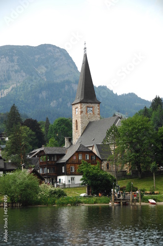 Altaussee - Kirche vom See