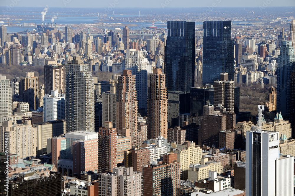 Manhattan NY Wolkenkratzer Skyline