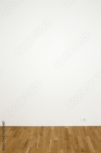 Empty white wall photo