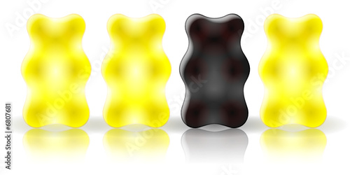 	gummibärchen grün