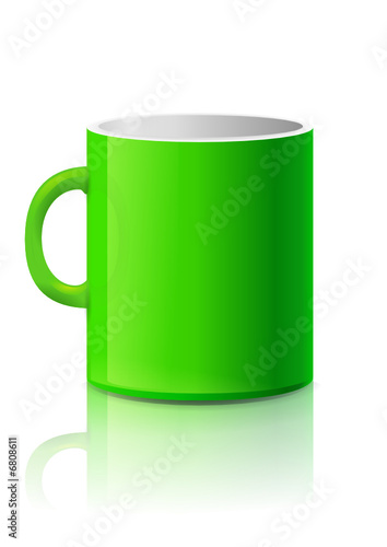 Mug vert vide