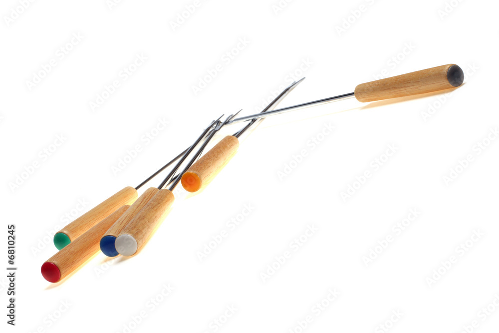 Naklejka premium iron fondue's forks