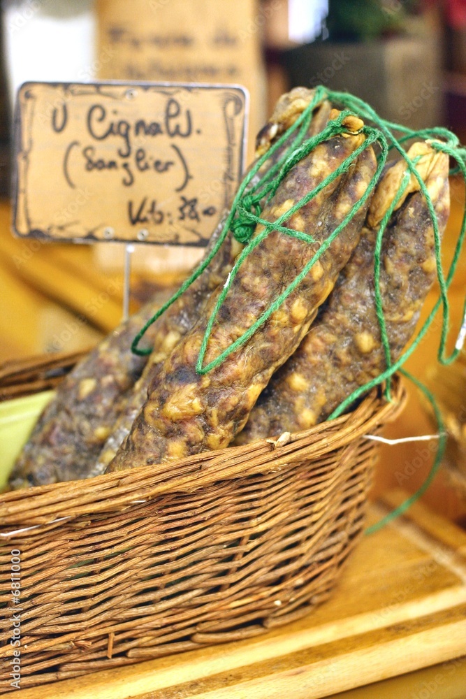 Obraz premium Saucisson Corse
