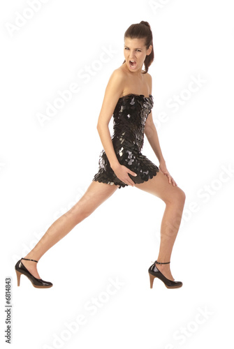 standing woman