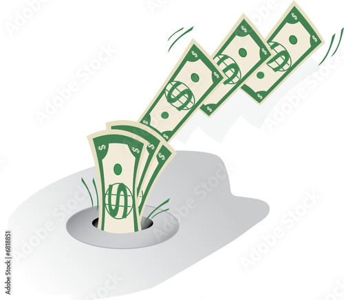 Money down the drain