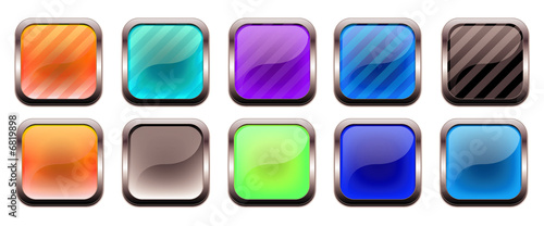 square buttons 6
