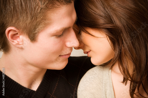 young couple in love