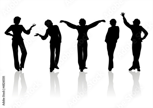 Women of emotion silhouettes 2