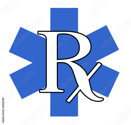 Blue and White RX