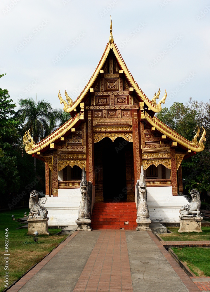 temple bouddhiste, chiang mai, thailande