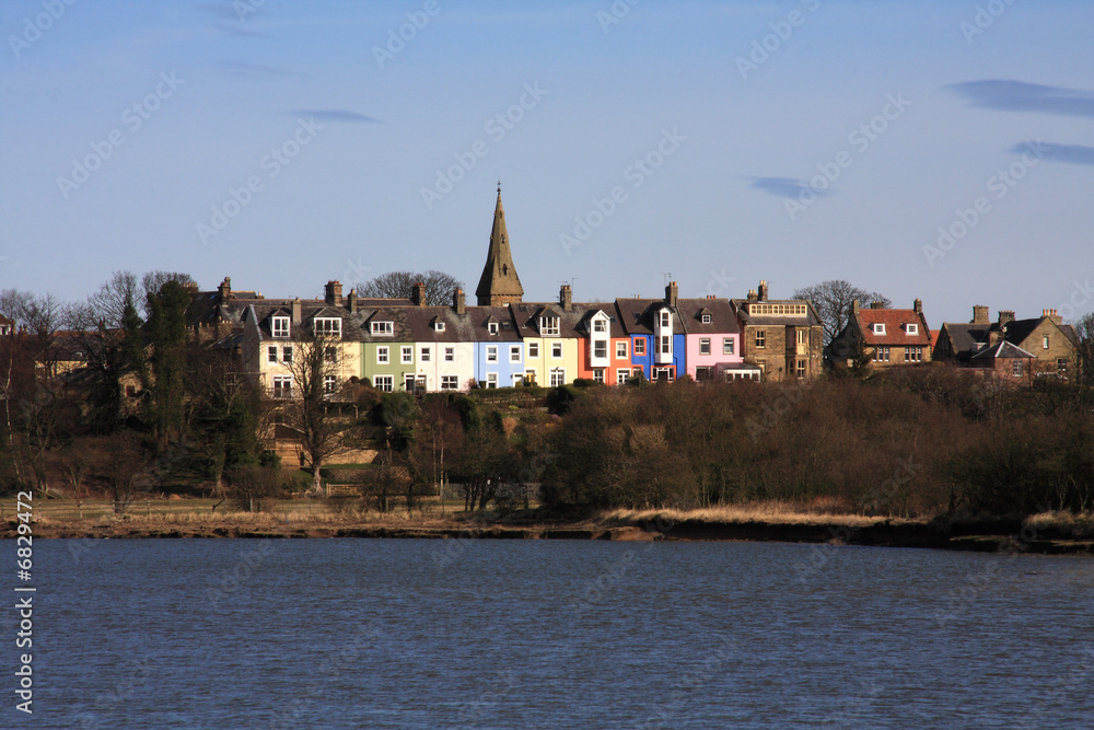 Alnmouth Village and esturary