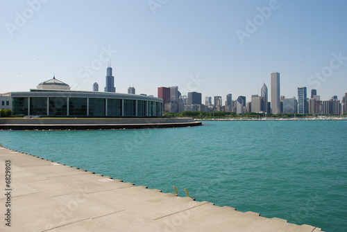 Downtown, Chicago skyline