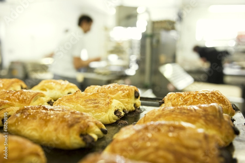 working in a bakery