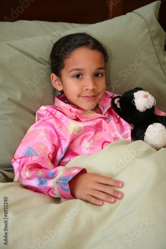 Girl Ready For Bed