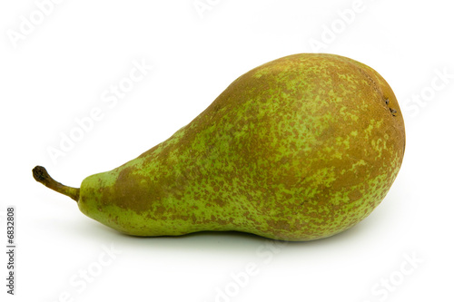 Conference pear isolated on white