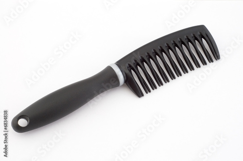 black comb isolated on white