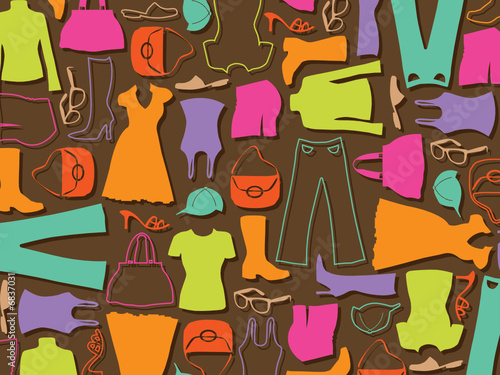 colorful fashion pattern (vector)