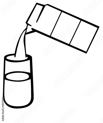 serving milk