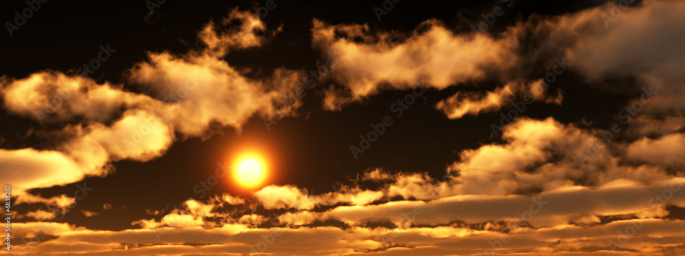 Fototapeta premium Sun And Clouds 5