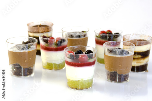 Obraz na płótnie Desserts glacés w salonie