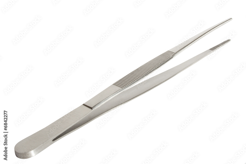 tweezers on white tweezers on white