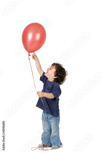 little boy red balloon