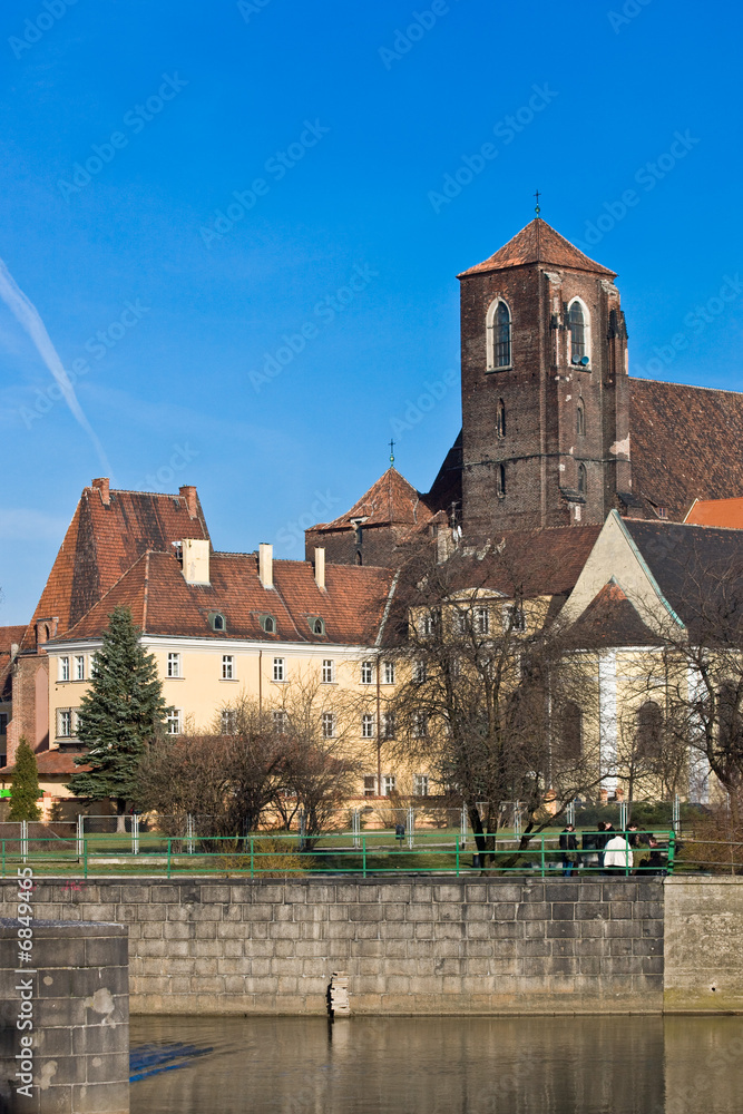 Naklejka premium Monuments in Wroclaw, Poland