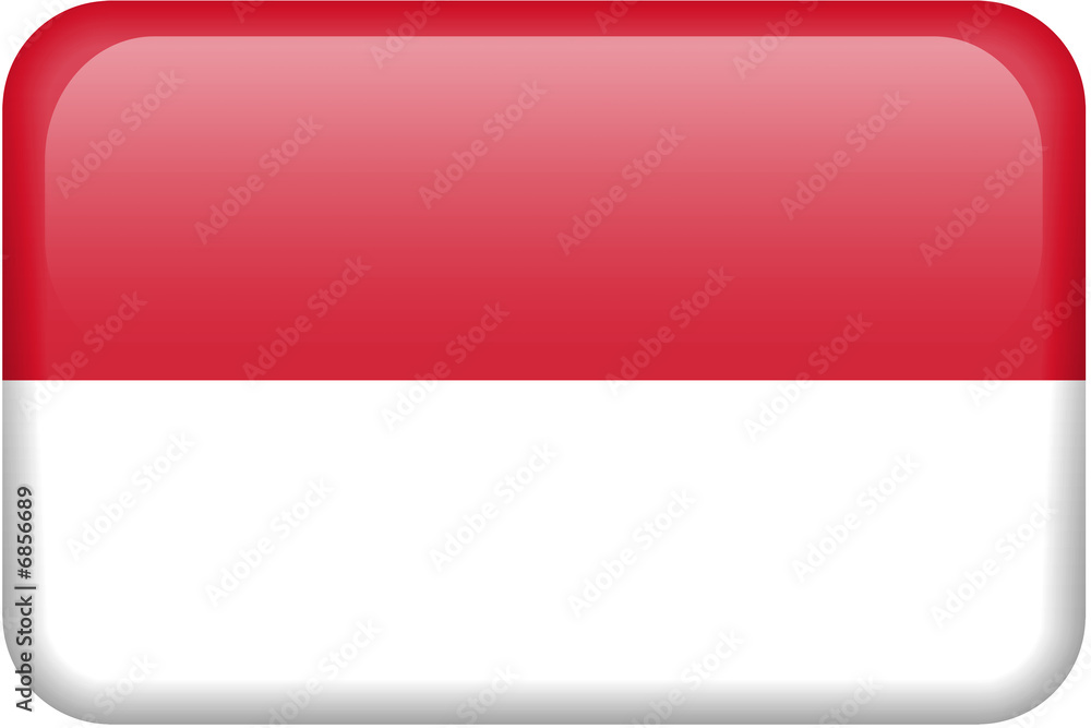 Monaco Flag Button Monaco Flag Button